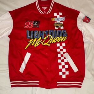 Disney Lightning McQueen Varsity Jacket